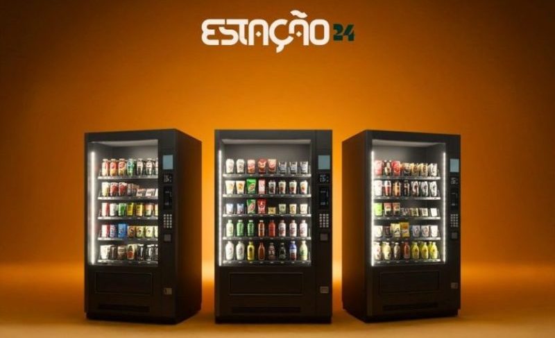 Máquinas de vending e soluções de equipamento para lojas 24h
